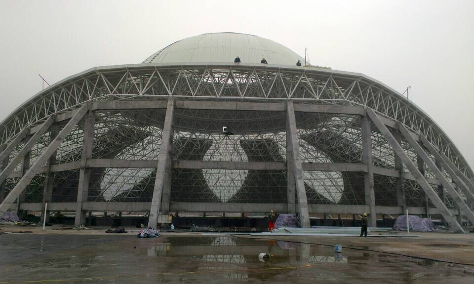 松江温泉馆网架工程